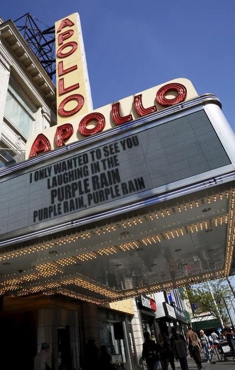 Theater Lights, Theatre Lighting, Apollo Theater, Purple Rain, Choir, Manhattan, The Twenties, Theater, Prince