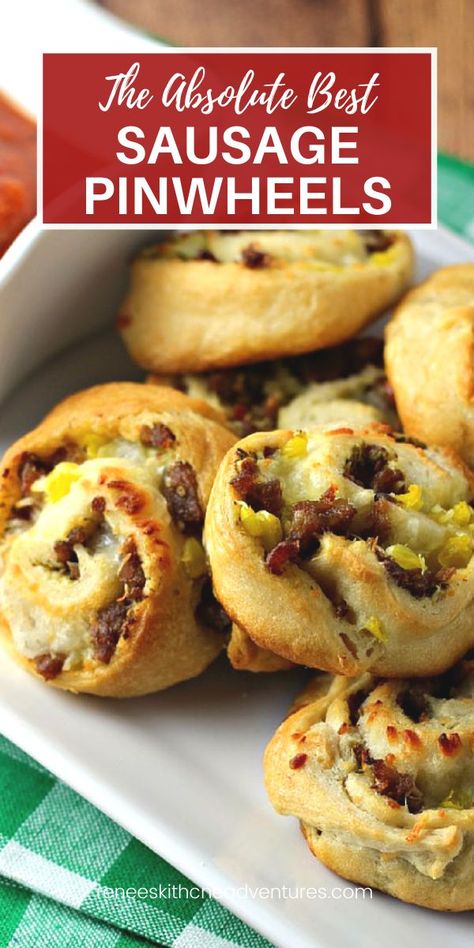 Banana Peppers Stuffed, Breakfast Pinwheels, Sausage Pinwheels, Deserts Recipes, Sausage Appetizers, Cold Finger Foods, Picky Toddler Meals, Best Sausage, Banana Peppers