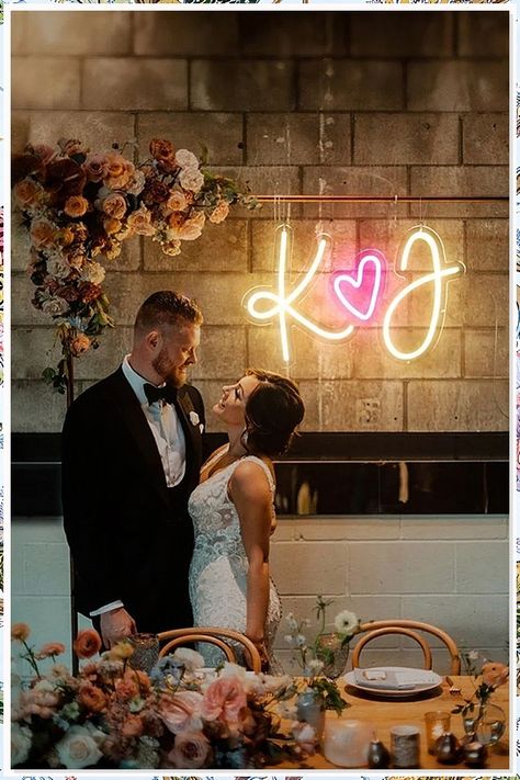 Discover the ideal signs to enhance your big day on Amazon. Wedding Led Sign, Neon Sign For Wedding, Sign For Wedding, Initial Sign, Beauty Salon Logo, Wedding Initials, Event Backdrop, Anniversary Event, Neon Sign Bedroom