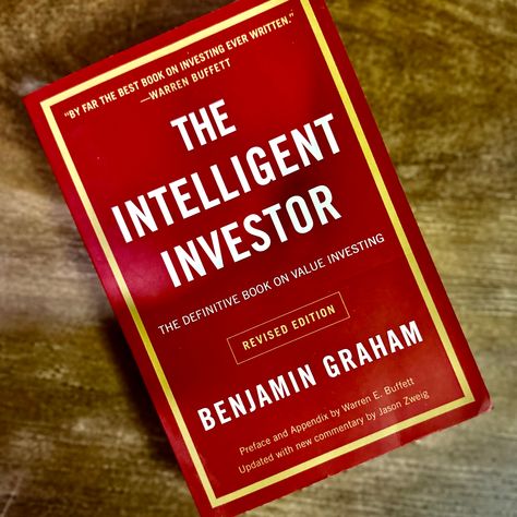 The Intelligent Investor by Benjamin Graham The Intelligent Investor, Benjamin Graham, Stocks Investing, Highly Effective People, Listening Music, Value Investing, Life Changing Books, Peaceful Place, Book Wishlist