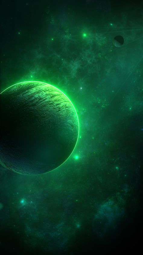 Green Universe, Green Aesthetic Space, Green Space Aesthetic, Green Space Wallpaper, Green Planet, Green Planet Wallpaper, Green Planet Aesthetic, Green Galaxy Wallpaper, Green Outer Space