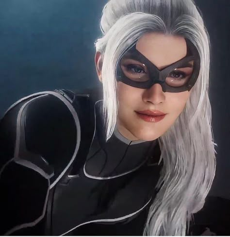 Black Cat Marvel Spiderman, Marvel Spiderman Comic, Black Cat Comics, Spiderman Black Cat, Spider Man Ps4, Felicia Hardy, Marvel Games, Black Cat Marvel, Spiderman Ps4