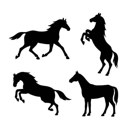 Horse Illustrations, Royalty-Free Vector Graphics & Clip Art - iStock Rearing Horse, Horse Illustration, Running Horses, Black Silhouette, Free Vector Graphics, Side View, Image Collection, Vector Graphics, Free Vector Images