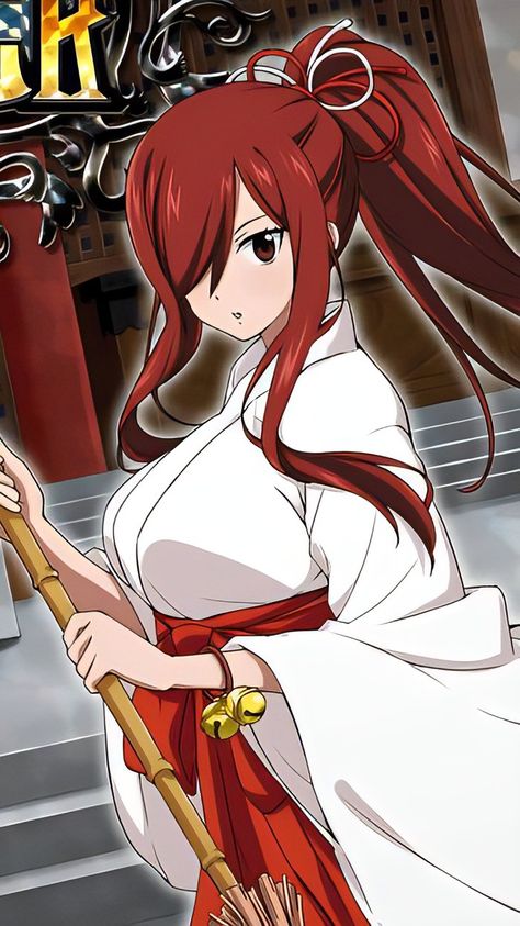 Erza Scarlet Official Art, Erza Wallpaper, Fairy Tail Anime Erza, Crimson Hair, Fairy Tail Erza Scarlet, Jellal And Erza, Anime Pic, Fairy Tail Art, Good Anime To Watch