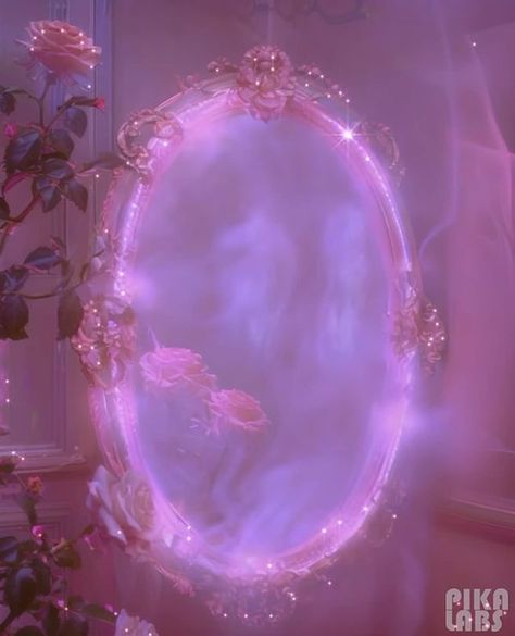 Wall Facebook, Pink Princess Aesthetic, Princess Mirror, Mirror Mirror On The Wall, Mirror On The Wall, Pink Mirror, Princess Aesthetic, Everything Pink, App Icon Design