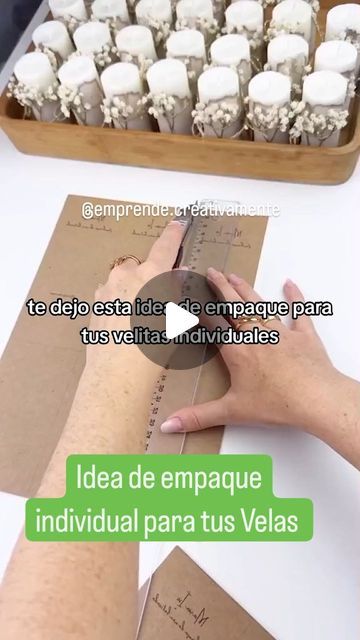 Candle Packing Ideas, Packaging Velas, Packing Cookies, 80th Birthday, Diy And Crafts, Packaging, Candles, Gifts, On Instagram