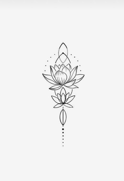 Lotus Tattoo On Back For Women, Lotus Calf Tattoo, Back Of The Calf Tattoo, Pretty Lotus Flower Tattoo, Water Lilly Tattoo Design, Lotus Flower Tattoos For Women, Mary Gold Flower Tattoo, Mary Gold Flower, Lotus Tattoo Minimalist