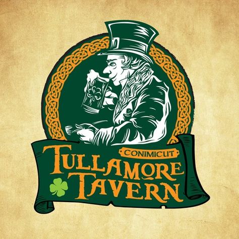 Tullamore Tavern - Neighborhood Irish Pub. Tullamore Tavern is looking for a clean and classic looking celtic inspired logo. Ancient Logo, Pub Logo, Mascot Logos, Dm Screen, Irish Bar, Pub Signs, Social Media Pack, Creative Poster, Concept Board