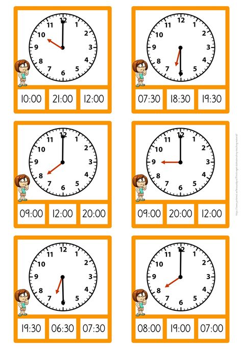 Clock Worksheets, Math Coloring Worksheets, Telling Time Worksheets, 3rd Grade Math Worksheets, Mathematics Worksheets, Time Worksheets, Math School, Teaching Time, Math Time