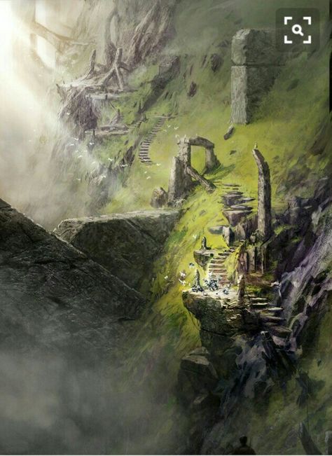 Illustration Landscape, Landscape Concept, 다크 판타지, Fantasy City, Fantasy Setting, Fantasy Places, Mountain Scene, Fantasy Art Landscapes, Fantasy Concept Art