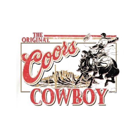 Coors Cowboy, Western Prints, Projets Cricut, Western Aesthetic, Western Design, Sewing Trim, T Shirt Diy, Sewing Notions, A Horse