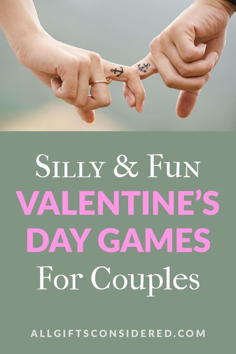 Trying to find some silly (and a little romantic) games to play with your boo-thing this Valentine's day? You'll love these 10 #valentinesdaygames #valentine'sdayideas #gamesforcouples #cutegames #romanticgames Diy Valentine Games For Couples, Games To Play With Your Spouse, Valentine Couple Games Fun, Games To Play With Spouse, Couple Games For Valentine's Party, Valentines Scavenger Hunt For Boyfriend, Valentines Games For Couples Christian, Valentine Couple Games, Valentines Activities For Couples