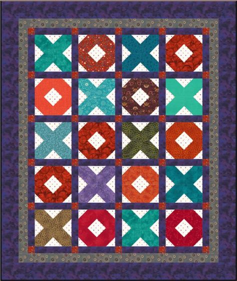 Try X's and O's Whenever You're Looking for an Easy Baby Quilt Pattern: Meet the X's and O's Baby Quilt Sewing Animals, Baby Quilt Patterns Easy, Baby Quilt Pattern, Felt Ideas, Baby Quilt Patterns, Free Motion Quilt Designs, Scrap Quilt Patterns, Romper Pattern, Trendy Sewing