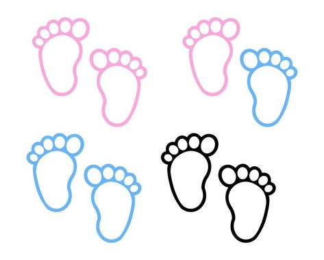 Cherished Childhood: Baby Footprint Keepsakes Baby Shower Drawing, Baby Shower Embroidery, Baby Footprint Keepsake, Shower Snacks, Girl Pregnant, Gender Reveal Boy, Baby Footprint Art, Vinyle Cricut