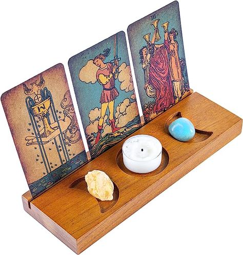 Display Your Daily Draw - Tarot Card Stand for Display Tarot Card Holder, Wicca Altar, Witchcraft Decor, Witchy Room, Tarot Gifts, Divination Cards, Reading Accessories, Wiccan Altar, Witchcraft Supplies