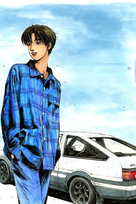 Initial D Manga, Takumi Fujiwara, Mf Ghost, Initial D Car, Toyota Ae86, Initial D, Ae86, Natsu Dragneel, Manga Covers