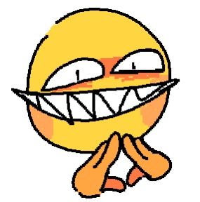 I made this at school hehe Erm Actually Emoji, Yellow Emoji Guy, Smug Emoji, Suspicious Emoji, Doodles Memes, Cursed Emojis Drawings, Cursed Emojis Cute, Rock Emoji, Drawn Emojis