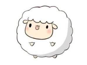 Cute Sheep Drawing Kawaii, Cute Sheep Doodle, Kawaii Sheep Drawing, Sheep Cute Drawing, Cute Lamb Drawing, Chibi Sheep, Cute Sheep Drawing, Sheep Kawaii, Sheep Doodle