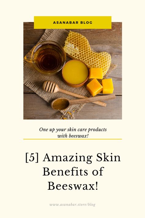 Beeswax. It’s old news. Everyone and their great-great-grandma used it for waterproofing shoes, sealing furniture, adding life to shovel handles, you name it. But did you know that it is an excellent way to step up our skincare routine? Here, I’ll let you in on five fantastic skin benefits that beeswax has in store for your skin! #beeswax #naturalskincare #skincareingredients #blog Beeswax Benefits Skin, Benefits Of Beeswax For Skin, Beeswax Benefits, Soap Additives, Beeswax Products, Beeswax Recipes, Olive Oil Benefits, Honey Products, Bee Stuff