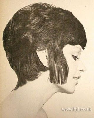 Sideburn Women, 1960s Pixie Haircut, Sideburns Women, 1960s Hair, 70s Hair, Mullet Hairstyle, Hair Reference, Interesting Faces, Wig Styles