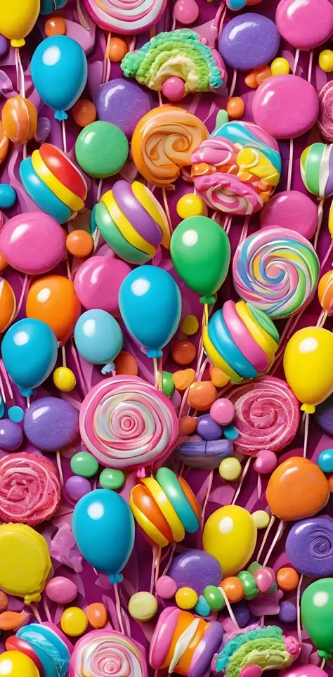 Candyland Wallpaper, Candyland Aesthetic, Confetti Wallpaper, Random Products, Kimberly Ann, Beautiful Nature Wallpaper Hd, Ipad Wallpapers, Colorful Candy, Beautiful Nature Wallpaper