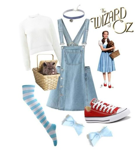 Diy Dorthy Costume, Dorothy Costume Diy, Dorothy Outfit, Dorthy Costume, Costumes Faciles, Disney Bound Outfits Casual, Disneybound Outfits, Dorothy Costume, Cute Disney Outfits