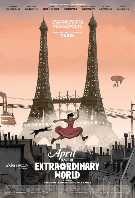 April and the Extraordinary World Good Movies On Netflix, Japanese Animated Movies, French Movies, World Movies, رعب نفسي, Animation Movie, Ghibli Movies, Japanese Animation, Good Movies To Watch