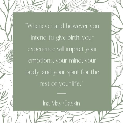 Ina May Gaskin Quotes, Doula Quotes Beautiful, Intuitive Motherhood, Physiological Birth, Midwifery Quotes, Doula Quotes, Postpartum Doula Business, Content Quotes, Ina May Gaskin