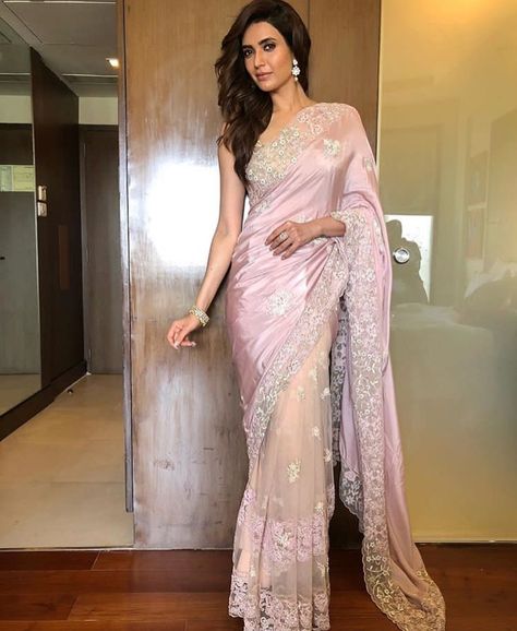 Karishma Tanna, Eastern Dresses, Designer Sarees Wedding, Indian Sari Dress, Indian Fashion Trends, Lehenga Designs Simple, Pakistani Couture, Sari Blouse Designs, Saree Designs Party Wear