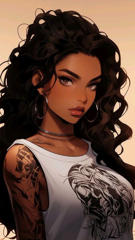 Enjoy anime/digital characters created by ELGDREAMLAND! Cartoon Profile Pics Instagram, Latina Character Design, Cartoon Queen, Oc Pfp, Supernatural Powers, Black Comics, Royal Clothing, Black Anime, Sponge Bob