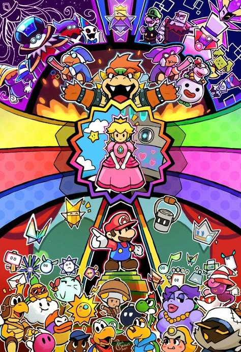 Mario Drawing, Mario Fan Art, Paper Mario, Mario Nintendo, Super Mario Art, Nintendo Art, Super Mario Brothers, Mario Art, Drawing Paper