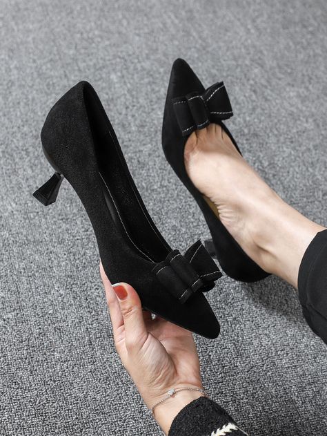 Office Heels, Church's Shoes, Lace Pumps, Bow Decor, Slip On Pumps, Strap Sandals Women, High Heel Boots Ankle, Pointed Toe Heels, Heeled Loafers