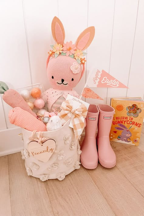 Cuddle + Kind Charlotte The Dog curated on LTK Easter Basket Stuffer Ideas, Toddler Easter Basket, Toddler Valentine Gifts, Baby Easter Basket, Girls Easter Basket, Valentine Baskets, Easter Baskets For Toddlers, Kids Baskets, Holiday Baskets