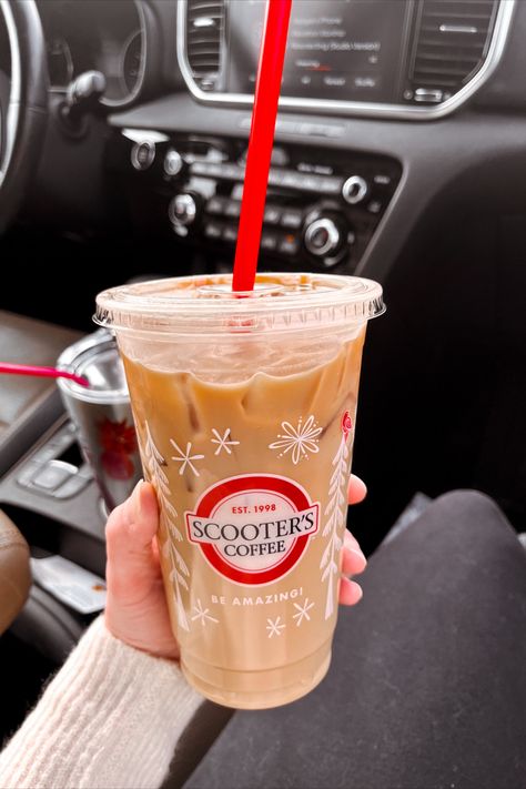 #scooterscoffee #drivethrucoffee #drivethru #icedcoffee #coffee #aesthetic #coffeeaddict #coffeelover Scooters Drinks, Scooters Coffee Drinks Recipe, Scooters Coffee Drinks, Caramel Macchiato Starbucks Aesthetic, Scooters Coffee, Mcdonalds Iced Coffee Aesthetic, Drive Thru Coffee, Drive Thru, Easy Coffee Recipes