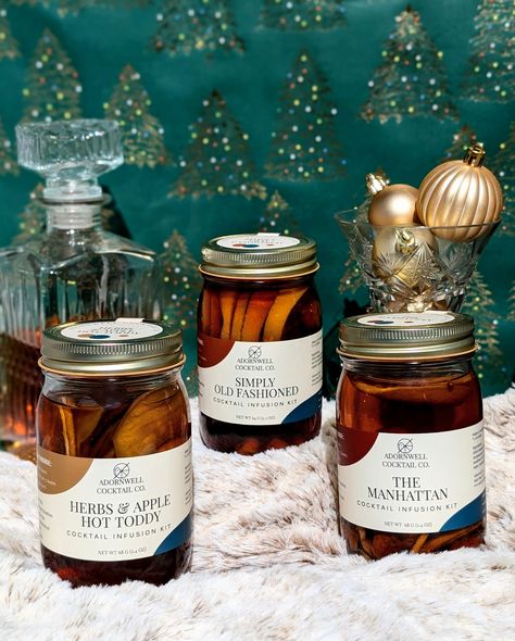 Old Fashioned, Manhattan & Hot Toddy infusion kits make up this trio from Adornwell Cocktail Co.

Grab one or all three for the ultimate gift giving this year! Whiskey Infusion, Apple Hot Toddy, Hot Toddy Cocktail, Best Whiskey, Cocktail Kit, Manhattan Cocktail, Good Whiskey, Hot Toddy, Cocktail Kits