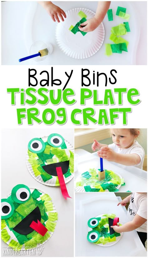 Frog Activities For Preschool Crafts, Frog Lesson Plans Toddlers, Pond Toddler Crafts, Frog Activities Eyfs, Frog Art For Toddlers, Oi Frog Activities Eyfs, Pond Animals Preschool Crafts, Frogs Eyfs, Frog Preschool Craft