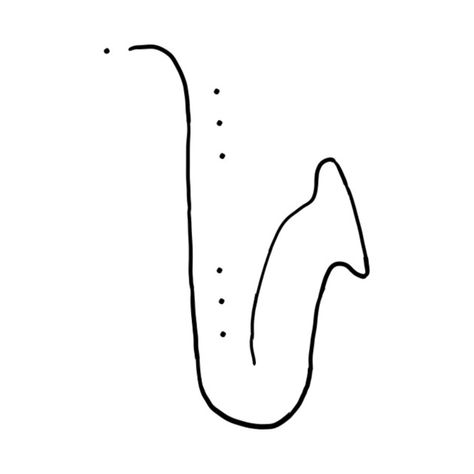 Minimalist Saxophone Tattoo, Small Saxophone Tattoo, Alto Sax Tattoo, Saxophone Line Art, Saxophone Doodle, Sax Tattoo, Saxophone Tattoo, Saxophones, Music Tattoo Designs