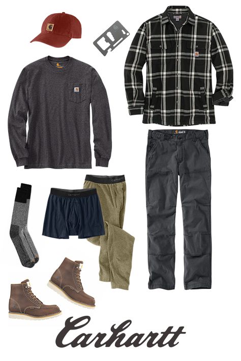 Mens Carhartt Outfit, Carhartt Outfit Men, Carhartt Mens Fashion, Mens Country Style, Pacific Northwest Fashion, Carhartt Outfit, Cowboy Outfit For Men, Cowboy Outfit, Deer Camp