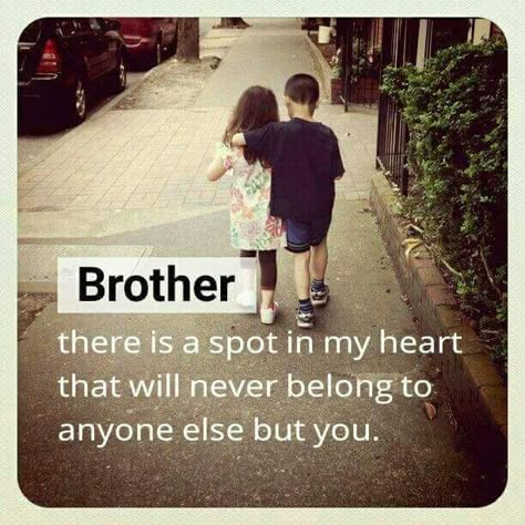 Not just somebody but a complement, | Brother and Sister are Best Friends Love My Brother Quotes, Brother And Sister Quotes, Best Brother Quotes, Brother N Sister Quotes, Missing My Brother, Brother Sister Love Quotes, Big Brother Quotes, Brother And Sister Relationship