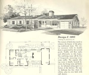 Vintage House Plans 1960s: Ranches and L-Shaped Homes | 1960s Ranch House, 1960s Homes, Vintage House Plans 1960s, L Shaped Ranch, Ranch House Floor Plans, Mid Century House Plans, Vintage Floor Plans, Ranch Houses, Mid Century Modern House Plans