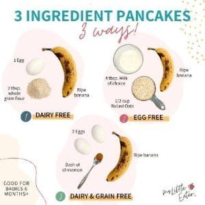 Untitled-design-45-p63bgjb5ujl3sswvmg838fyf4q1rs6vqmxc7esx3fk Recipes For Baby Led Weaning, Banana Pancakes For Baby, Baby Weaning Foods, Recipes For Baby, Easy Pancake, Weaning Foods, Baby Led Feeding, Food Tutorials, Easy Toddler Meals