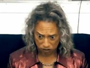 Kirk hammett Kirk Hammett Mustache, Kirk Hammett Funny, Metallica Kirk Hammett, Metallica Kirk, Metallica Funny, Kirk Metallica, Kirk Hammet, Cursed Image, Ride The Lightning