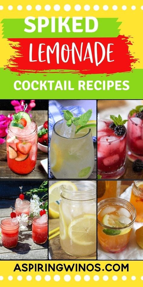 Boozy Lemonade Punch, Cocktail With Lemonade, Simply Lemonade Alcohol Drinks, Lemonade Drinks With Alcohol, Lemonade Alcohol Drinks, Lemonade Trailer, Alcoholic Lemonade, Alcoholic Lemonade Drinks, Spiked Lemonade Recipe