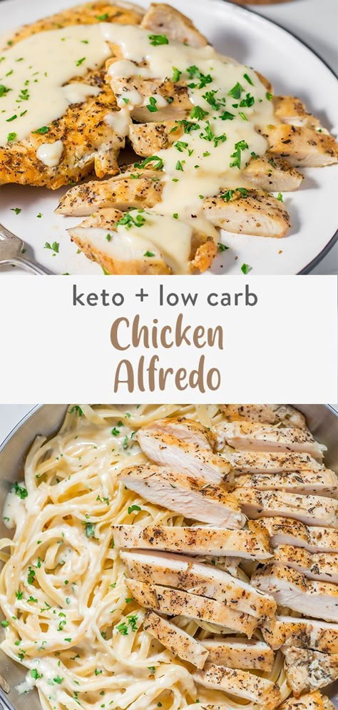 Keto Chicken Broccoli Alfredo, Spaghetti Squash Broccoli, Keto Chicken Broccoli, Fetuchini Alfredo, Fetuccini Alfredo, Keto Chicken Alfredo, Sautéed Chicken, Keto Alfredo Sauce, Chicken Alfredo Casserole