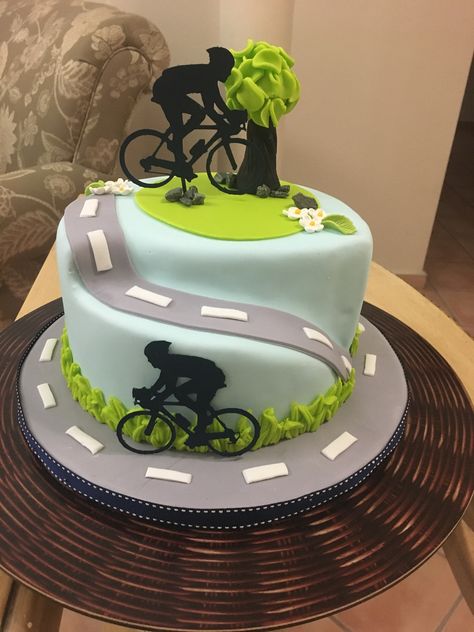 Bike Theme Cake For Men, Birthday Cake For Cyclist, Cyclist Birthday Cake, Cakes For Cyclists, Bicycle Birthday Cakes For Men, Cycling Birthday Cake, Bicycle Theme Cake, Cycle Cake, Cycling Cake For Men