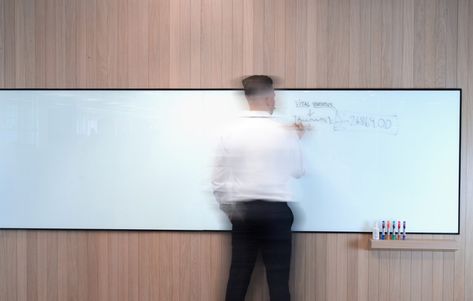 Client Office, Magnetic Wall Board, Glass White Board, Office Upgrade, Training Room, Marker Board, Timber Walls, Smart Office, Timber Panelling