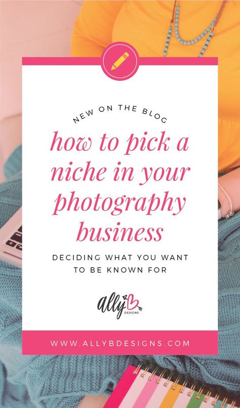 How to Pick a Niche in Your Photography Business. You have heard the saying the riches are in the niches! I couldn't be more true. But we all know how hard it is to pick just one thing. If you are struggling to decide what you want to be known for and need help with finding the perfect niche for your photography business read the full post! #photographybusiness #photographer #photography #photographerbranding Photography Niches, Designing Tips, Coastal Photography, Etsy Tips, Event Business, Website Logo Design, To Be Known, Business Website Design, Logo Type