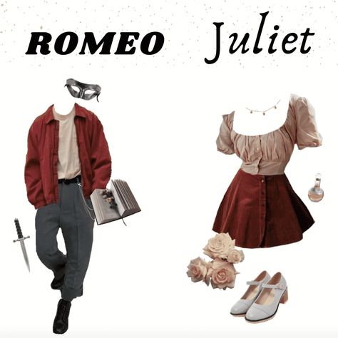 Modern Shakespeare Outfit, Modern Romeo And Juliet Aesthetic, Romeo And Juliet Outfits, Romeo And Juliet Clothing, Modern Romeo And Juliet, Romeo Costume, Mercutio Romeo And Juliet, Romeo And Juliet Project, Romeo + Juliet Aesthetic