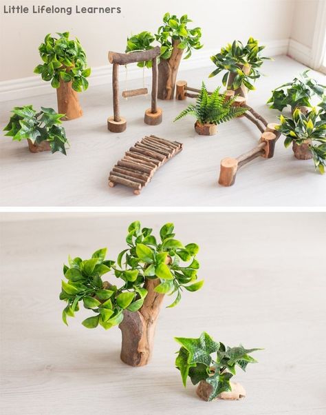 Diy Tree House, Kids Building, Tree House Diy, Tree House Designs, Fairy Furniture, Diy Tree, Garden Types, Diy Fairy, Small World Play