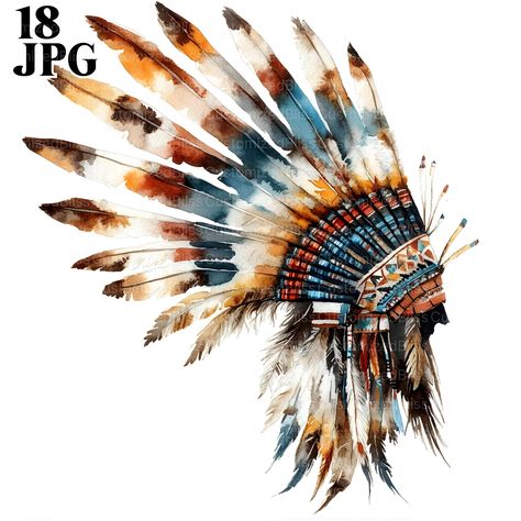 18 Native American Head Dress Clipart, Native American Hat, Boho Clipart, High Quality JPGs, Junk Journal, Digital Download, Paper Craft ✧ WHAT YOU'LL GET ✧ ➤ Unique JPG files ➤ High resolution images: 4096 x 4096 pixels, 300 DPI ➤ Unlimited personal and commercial use license ➤ Instant access after purchase ✧ HOW TO DOWNLOAD ✧ The file can be immediately downloaded right after you complete your purchase in the "Purchases" area. To access the file, go to the following link: etsy.com/your/purchases ✧ PLEASE NOTE ✧ ➤ Comes with a white background NOT a transparent one. ➤ This is a digital file only, no physical product will be shipped to you. ➤ Colors may appear slightly different on different monitors. ➤ You are welcome to use the clipart for commercial purposes. ➤ Please do not redistribut Native American Head Dress, Dress Clipart, Boho Clipart, American Hat, Head Dress, Journal Digital, High Resolution Images, A White Background, Headdress